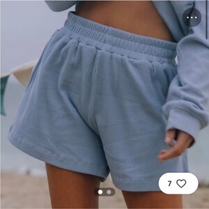Comfy Blue Lounge Shorts